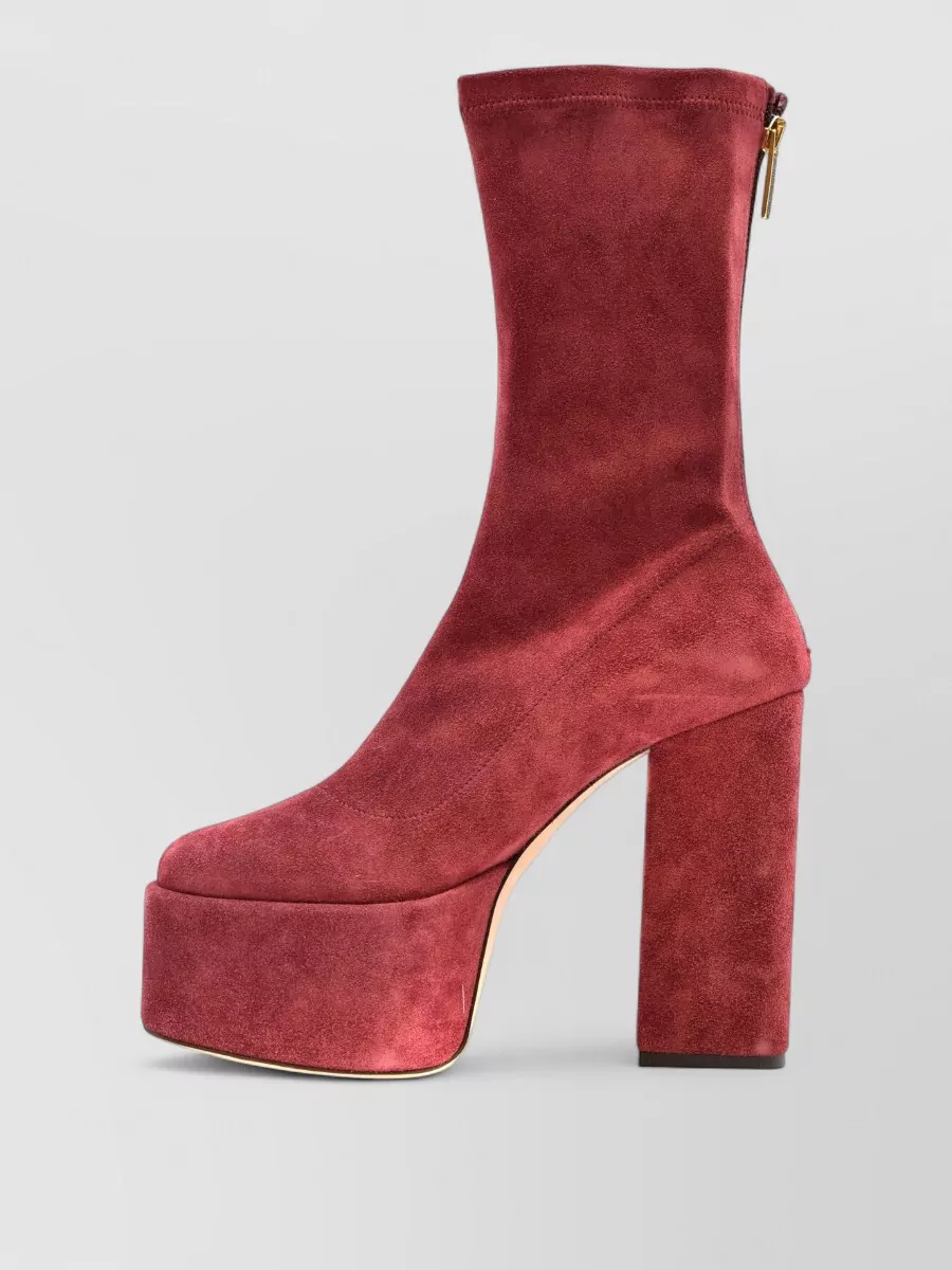 Paris Texas Suede Leather Ankle Boots