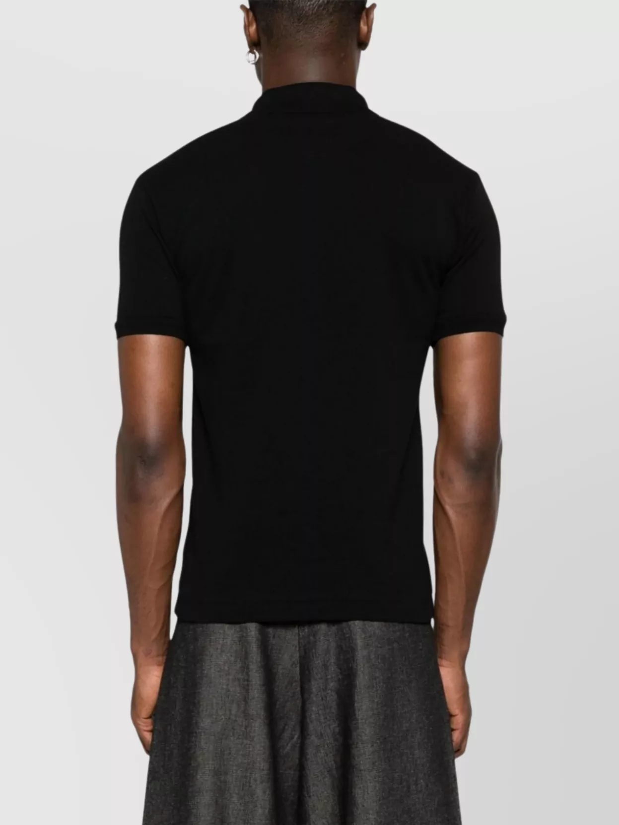 Comme Des Garçons Play Emblem Heart Polo Collar T-Shirt