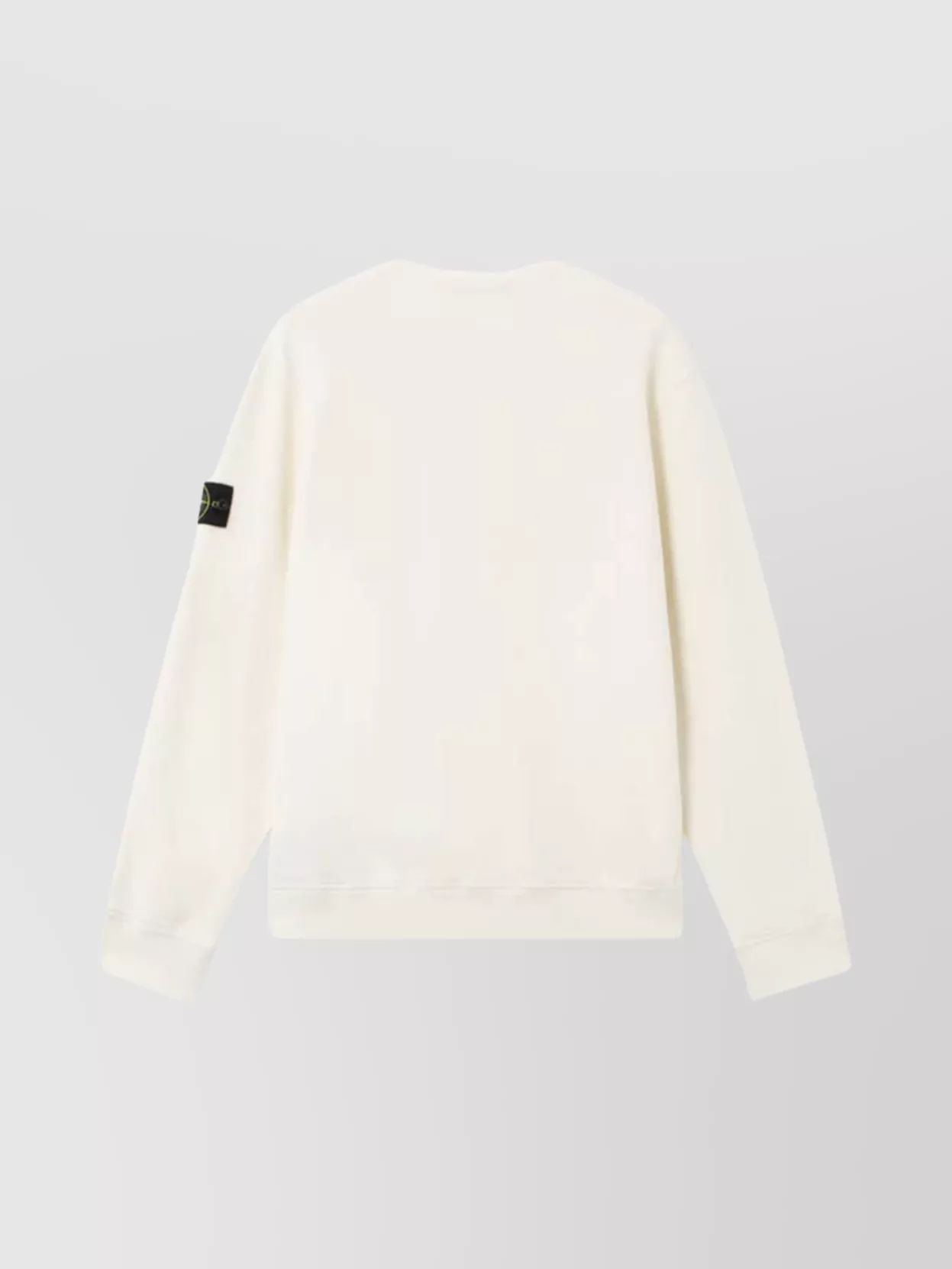 Stone Island Crew Neck Ribbed Sweatshirt