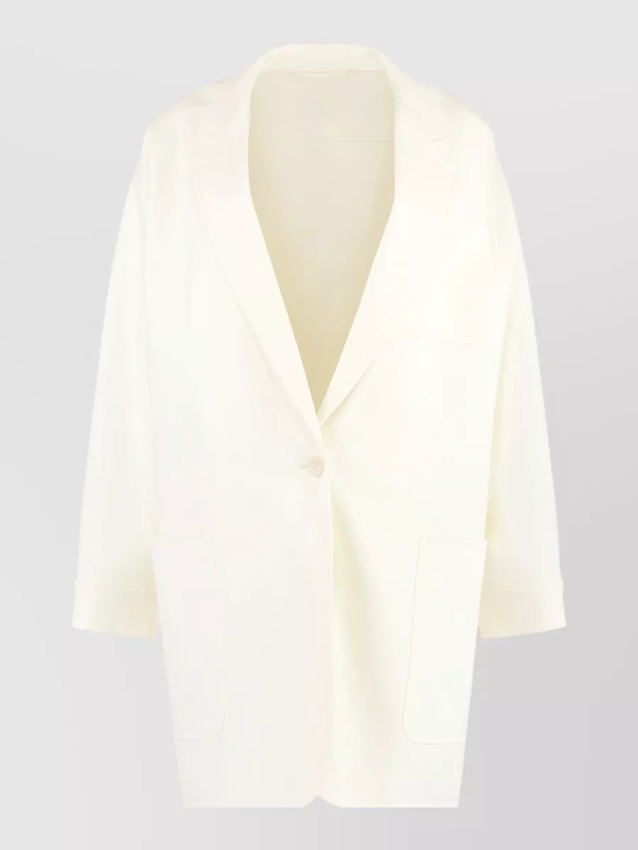 Max Mara virgin wool single breasted coat