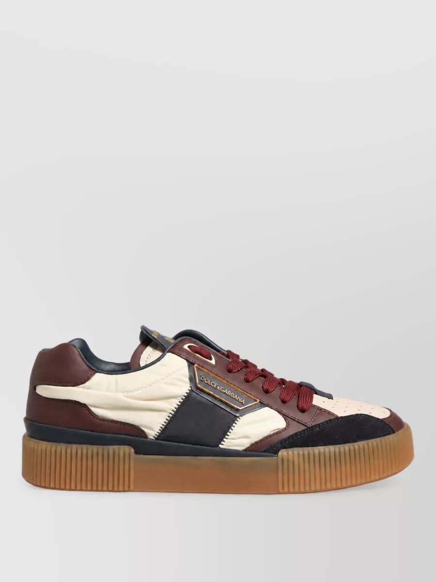 Dolce&Gabbana Leather Low-Top Sneakers