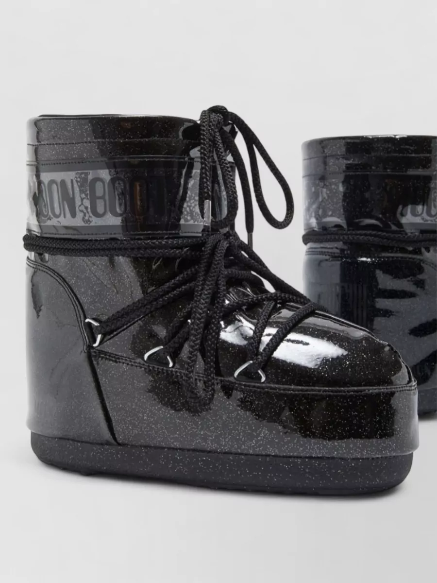 Moon Boot Glitter Ankle Snow Boots