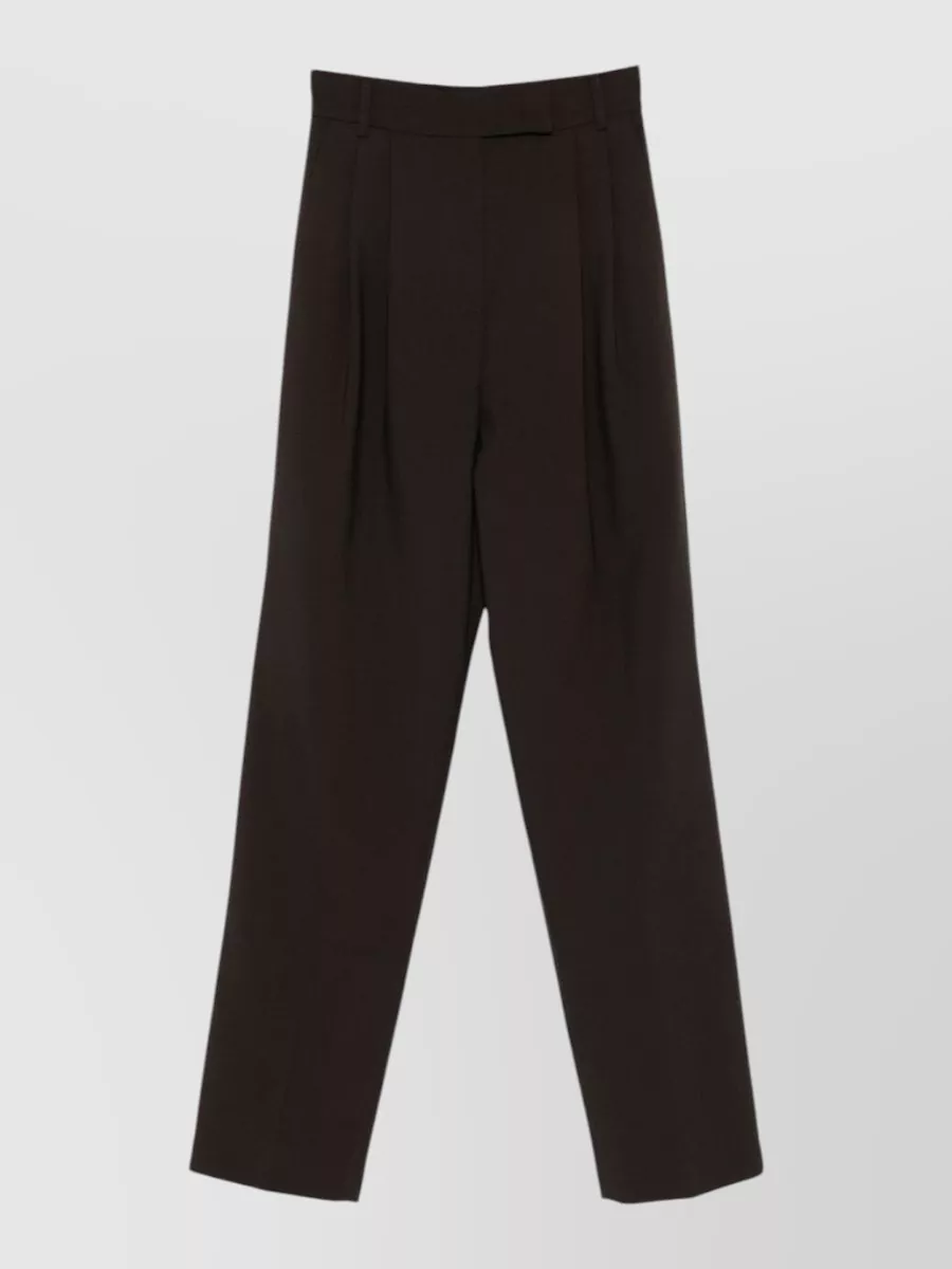 The Frankie Shop pleated straight-leg suit trousers