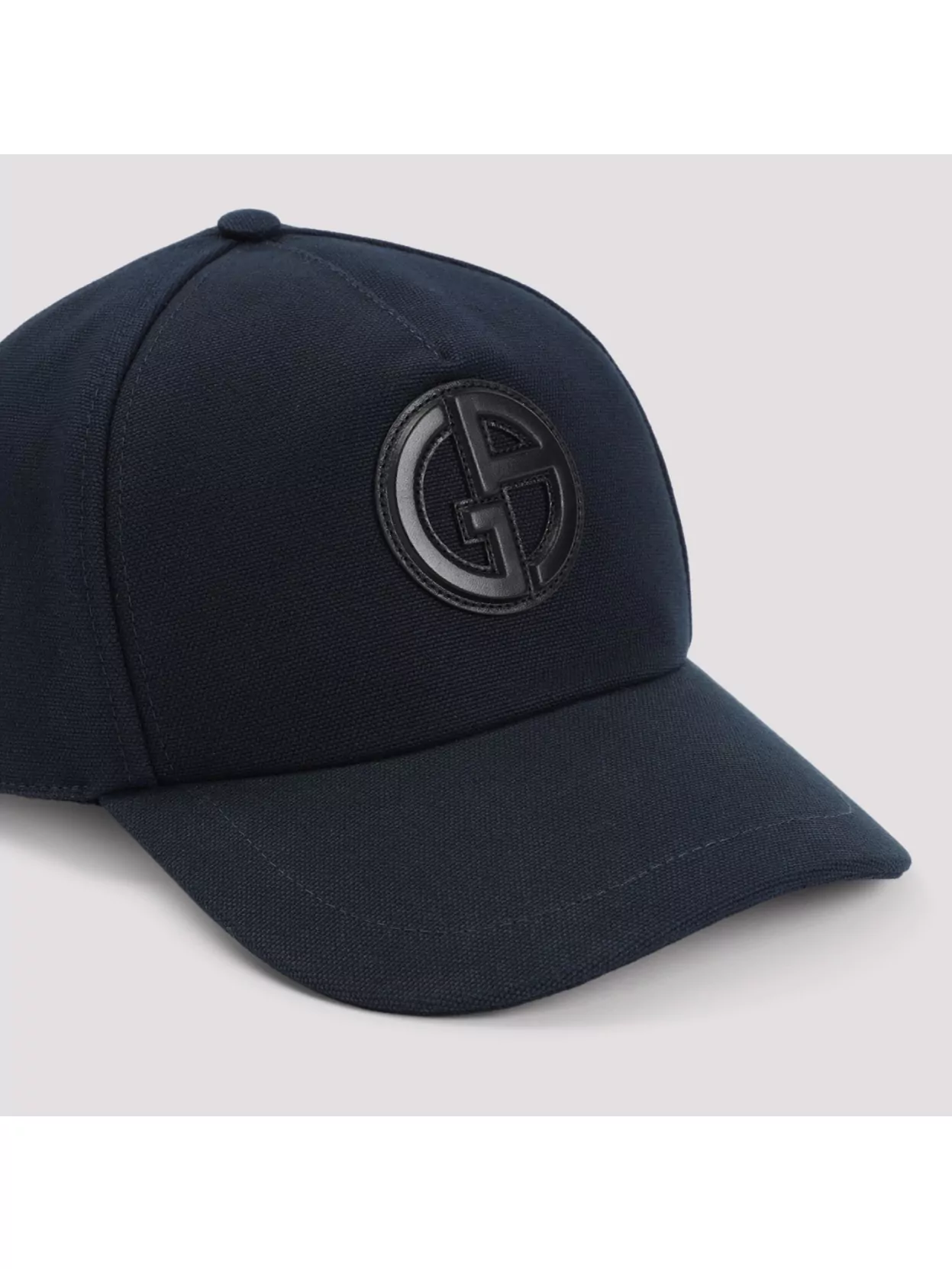 Giorgio Armani Cotton Baseball Hat Curved Brim