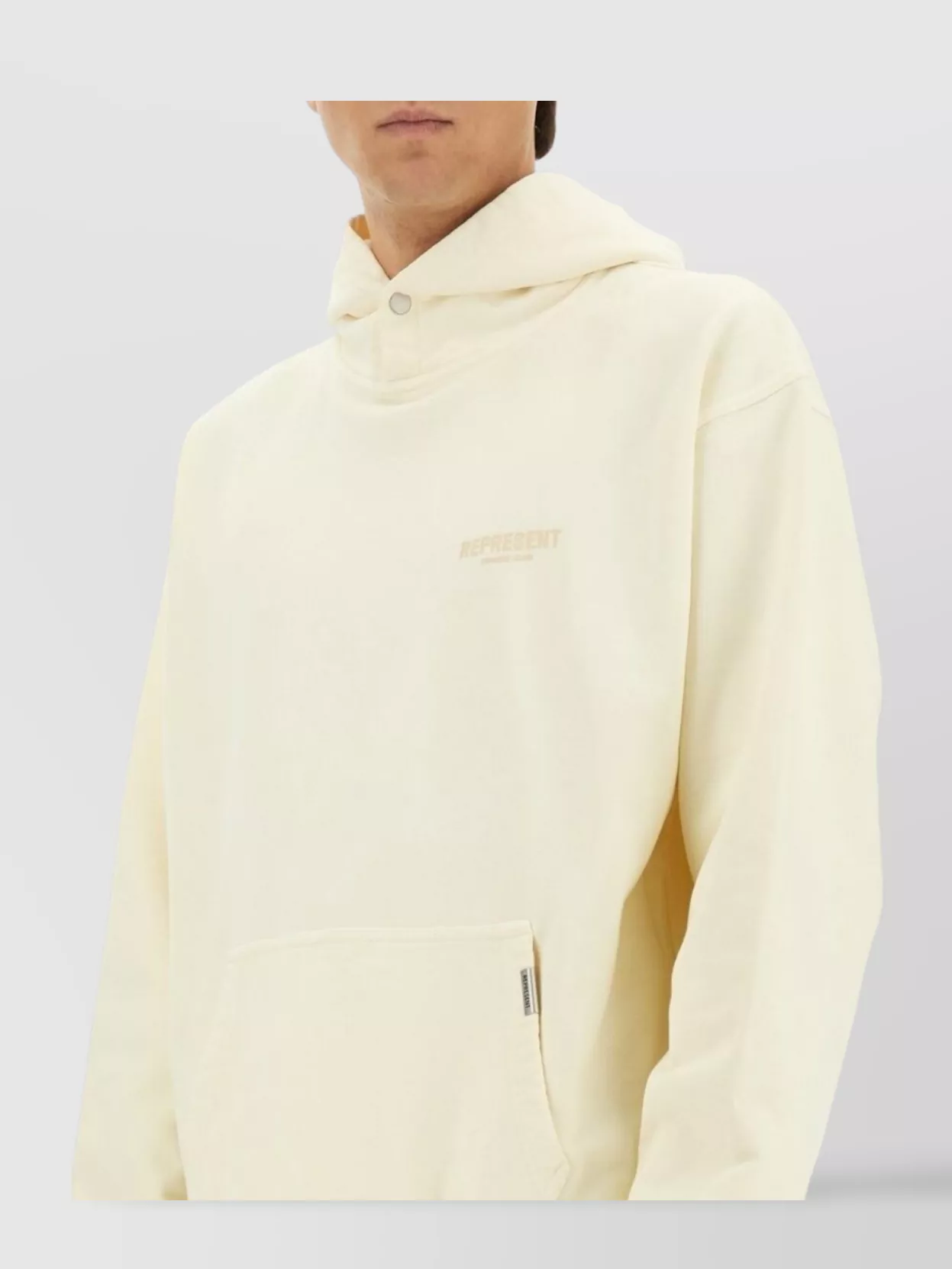 Represent Hooded Sweater With Front Pocket And Long Sleeves