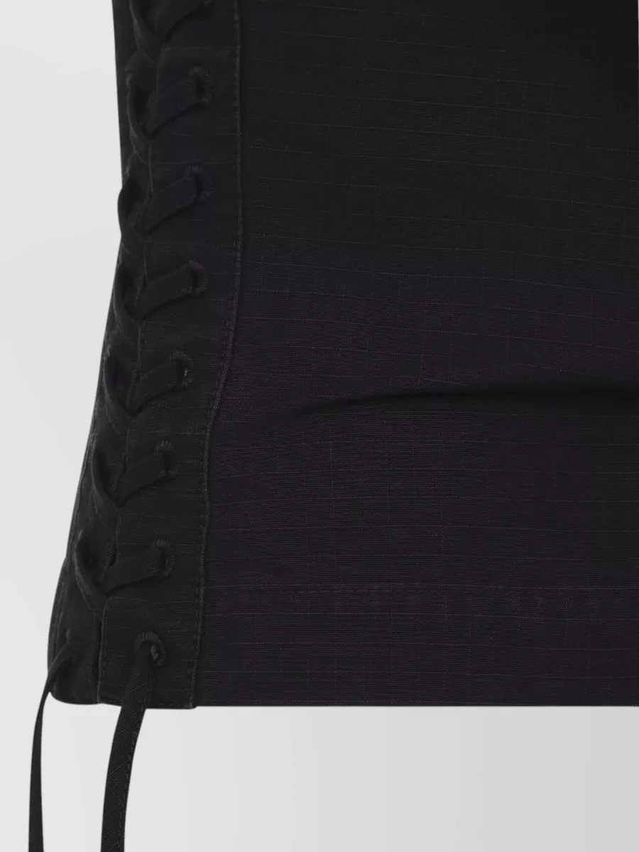 Balenciaga Cotton Lace-Up Tank Top