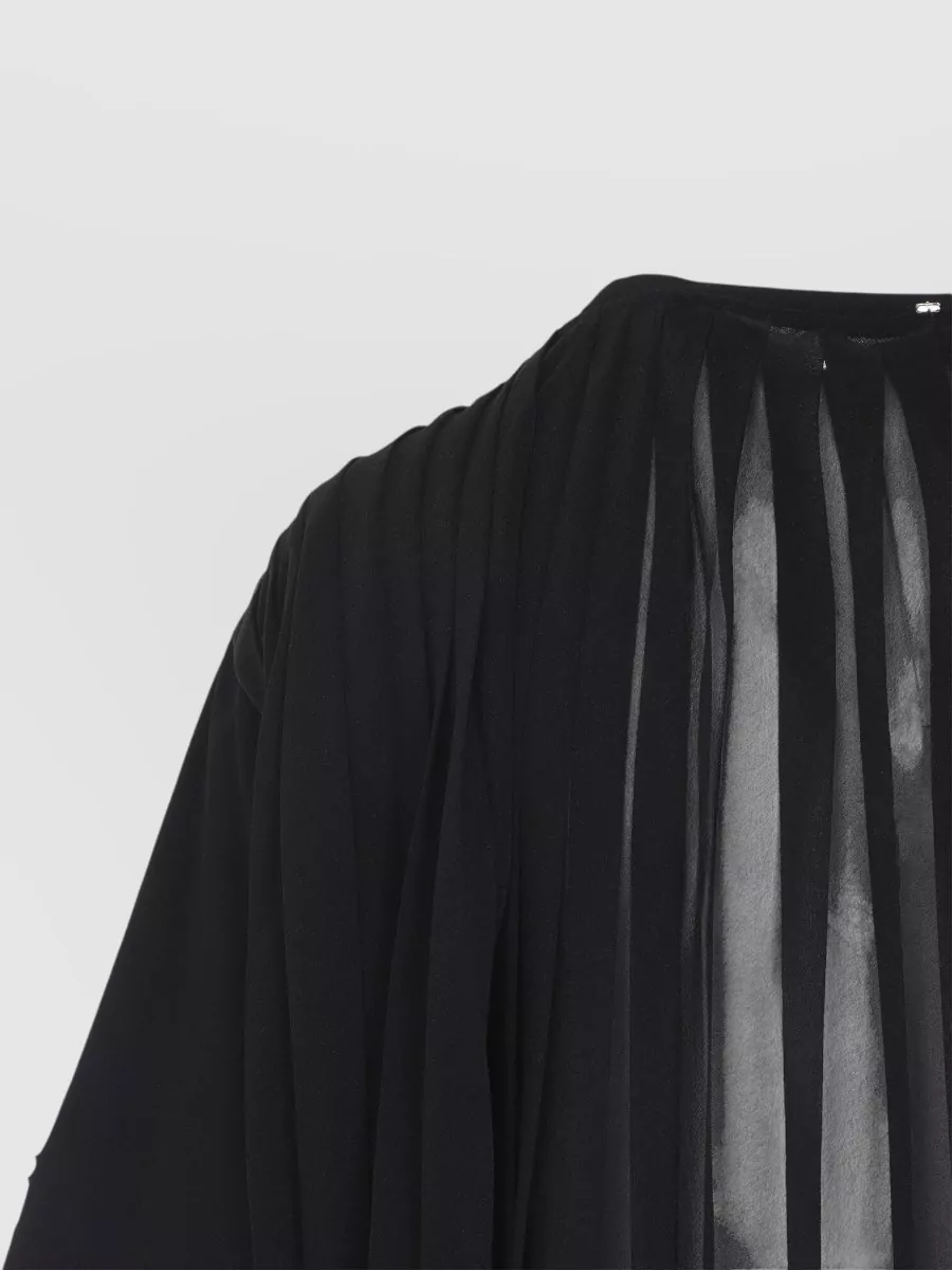 Sportmax Cotton Pleated Back T-Shirt