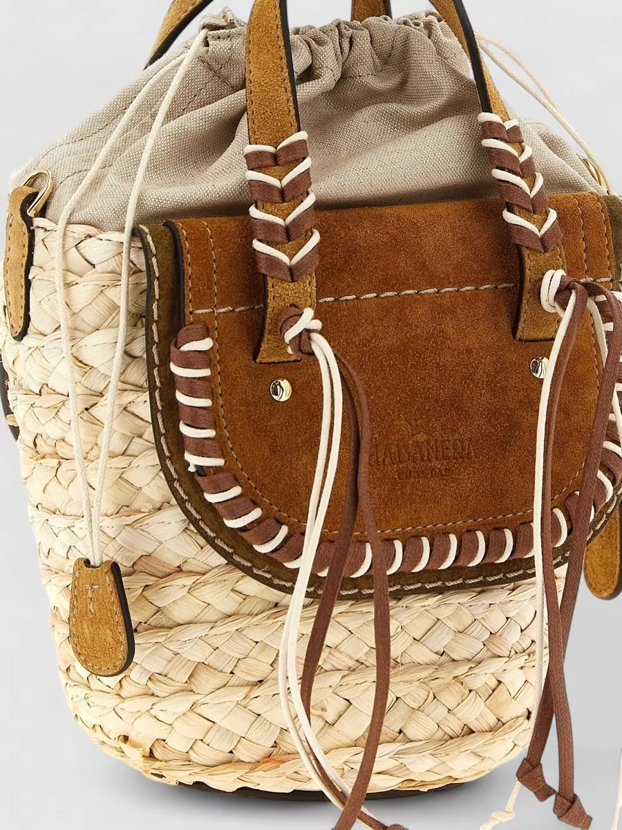 Cuba Lab Raffia Bucket Bag