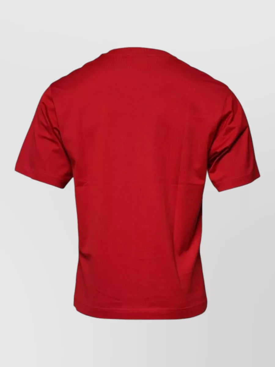 Dolce&Gabbana Cotton Logo Print Crew Neck T-Shirt