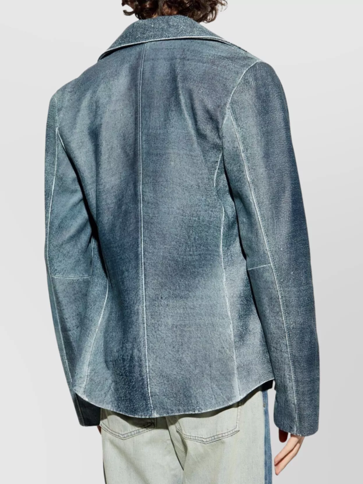 Diesel Textured Blazer Notched Lapels