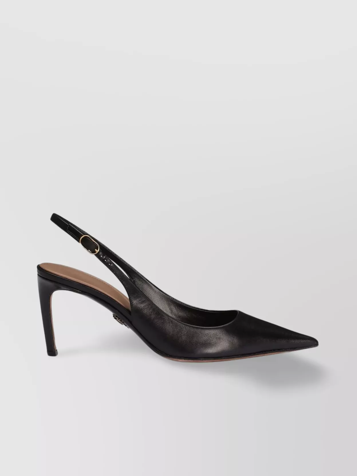 Dolce & Gabbana Pointed Toe Buckle Detail Stiletto Heels