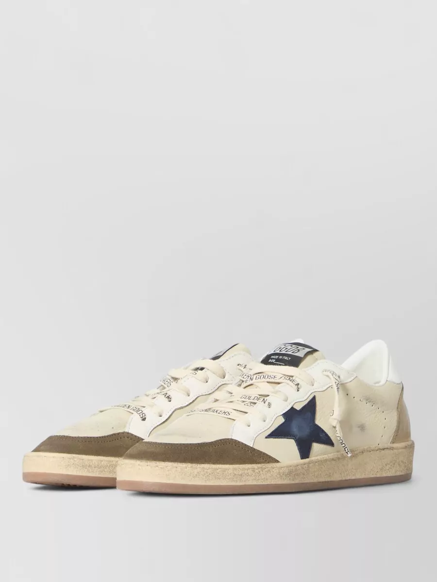 Golden Goose Leather Low-Top Sneakers