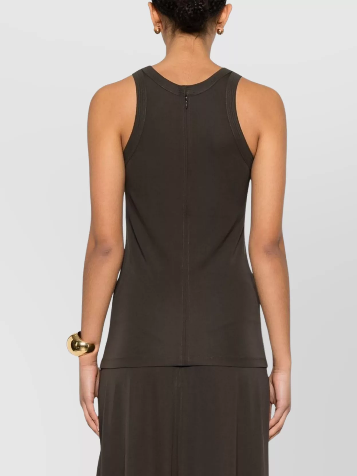 Totême Crew Neck Fitted Silhouette Racerback Style