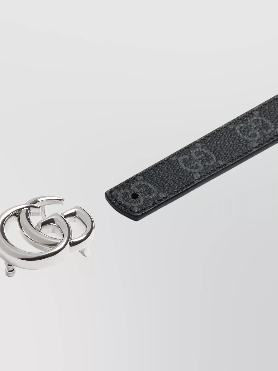 Gucci Leather Reversible Thin Belt