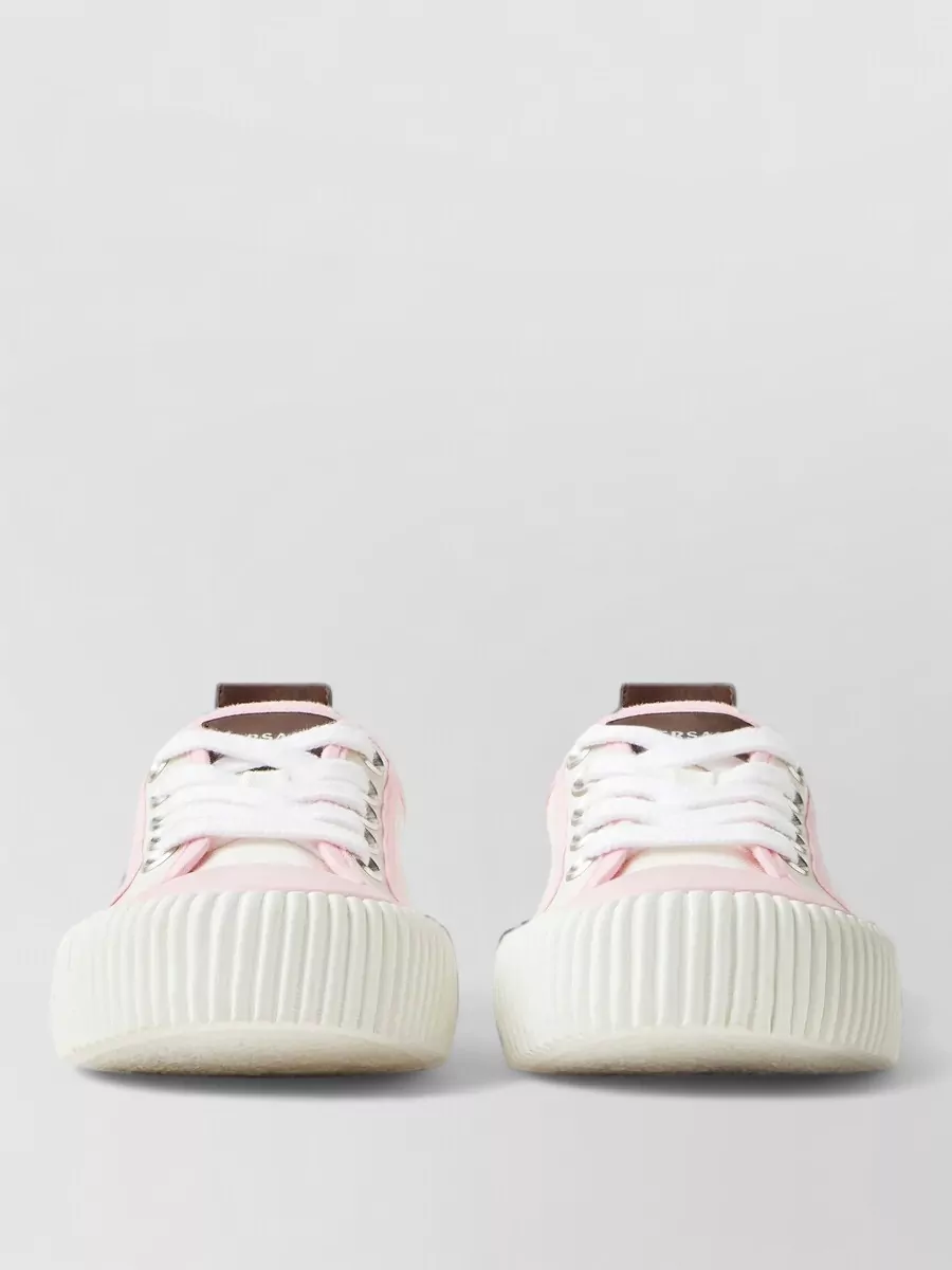 Versace canvas low-top sneakers