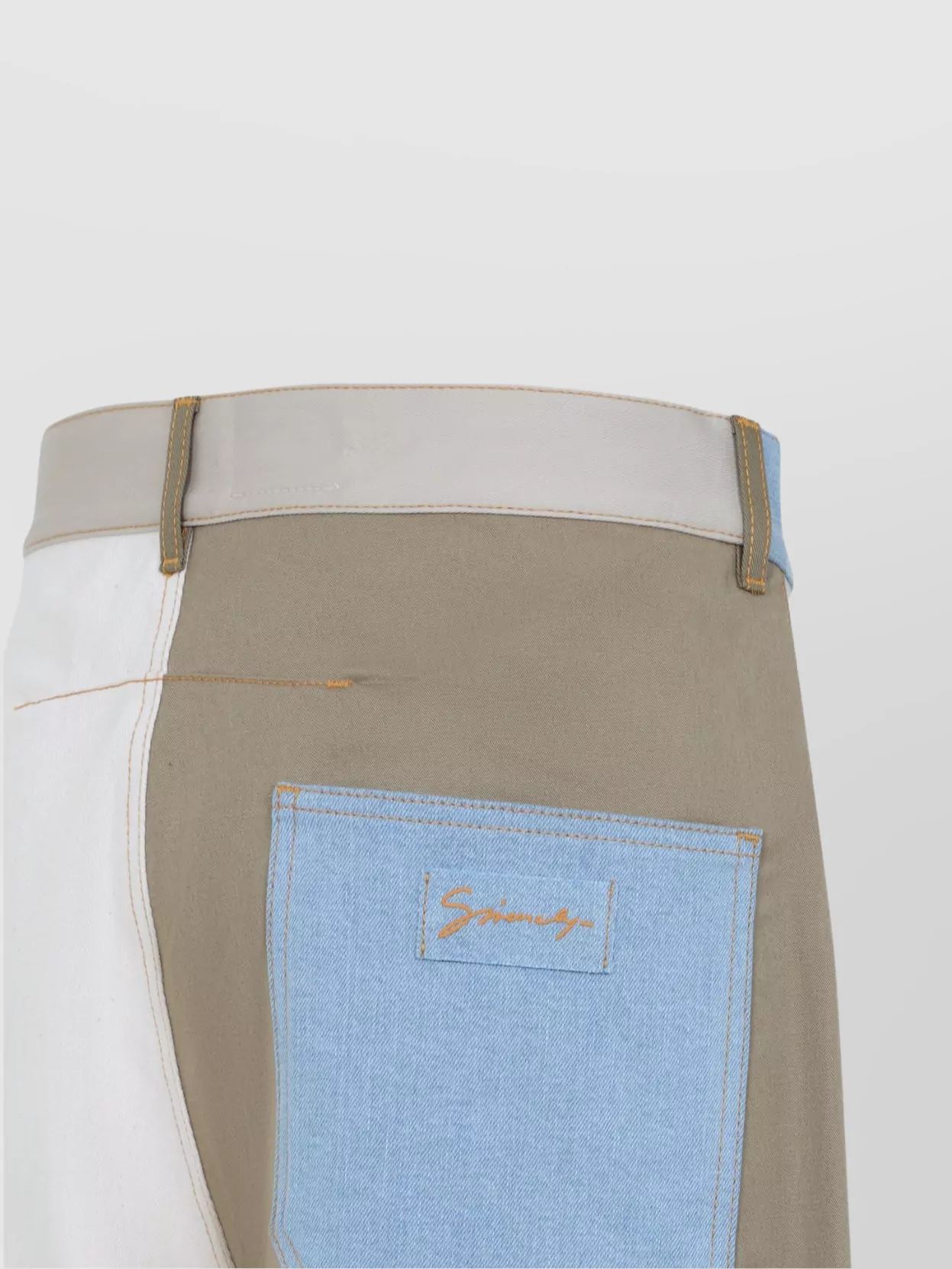 Givenchy Patchwork Straight-leg Jeans