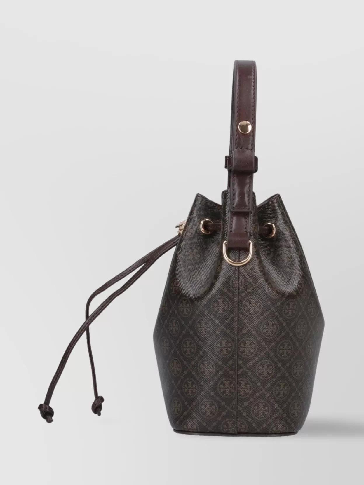 TORY BURCH BUCKET BAG WITH TOP HANDLE AND ADJUSTABLE STRAP