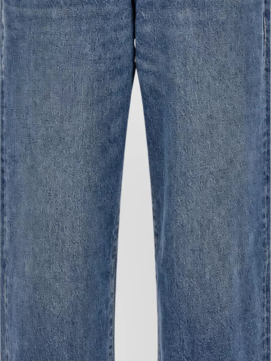 Sacai Denim Straight-Leg Jeans