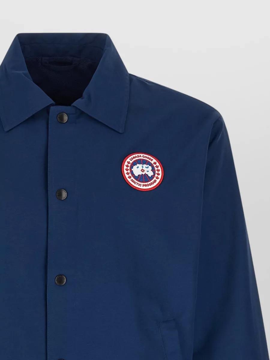 Canada Goose Cotton Blend Relaxed-Fit Windbreaker Jacket