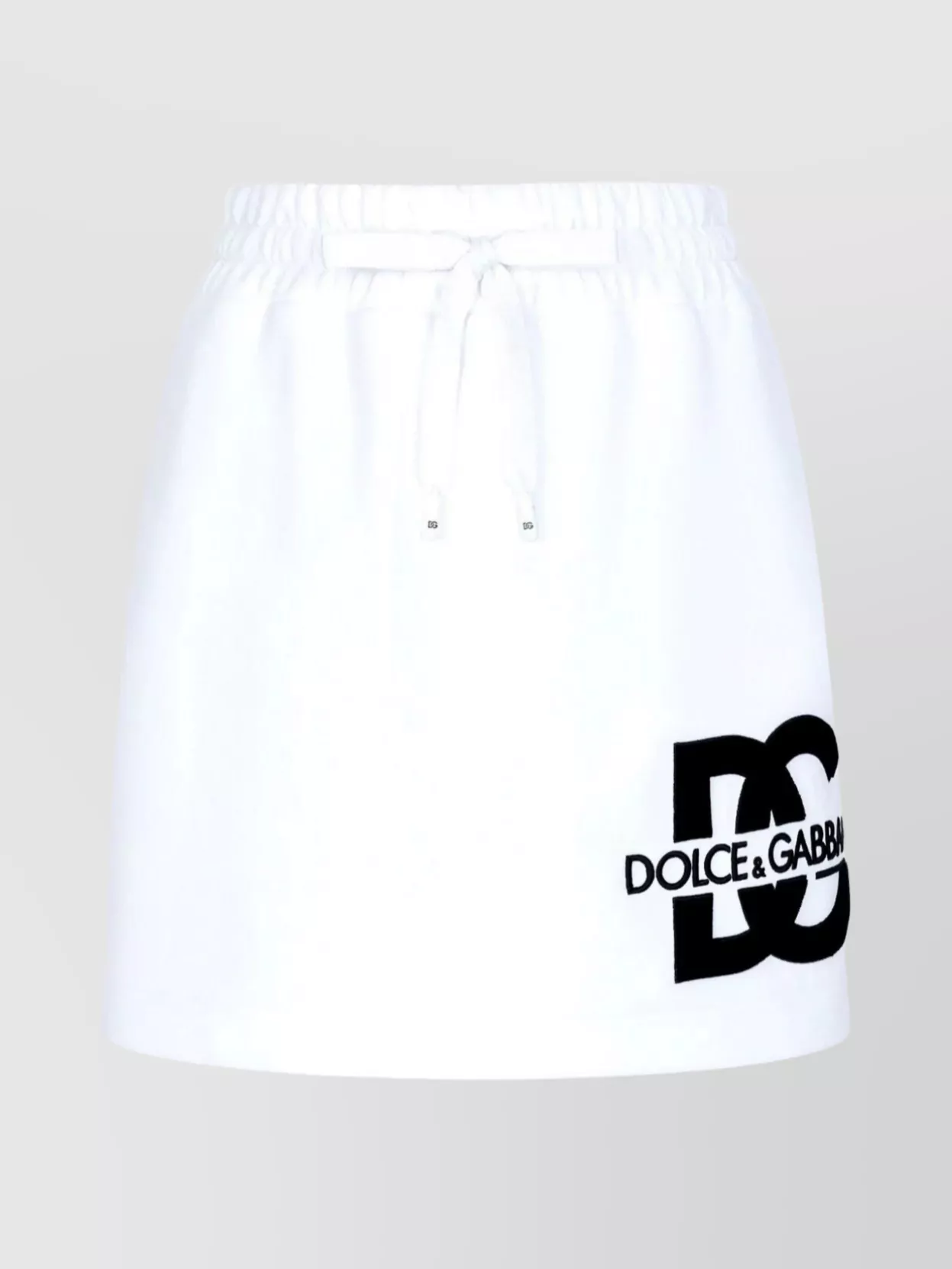 Shop Dolce & Gabbana Logo Patch Mini Skirt