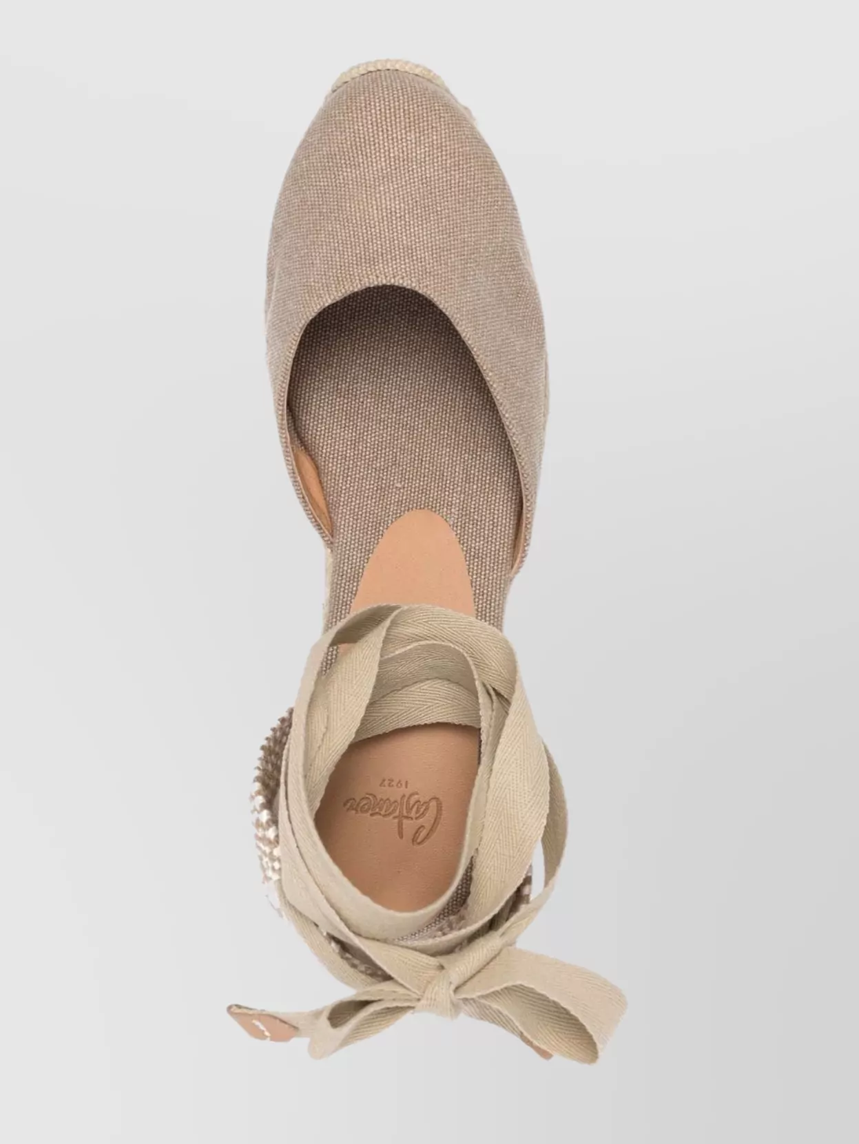 CASTAñER TEXTURED FABRIC WEDGE ESPADRILLES