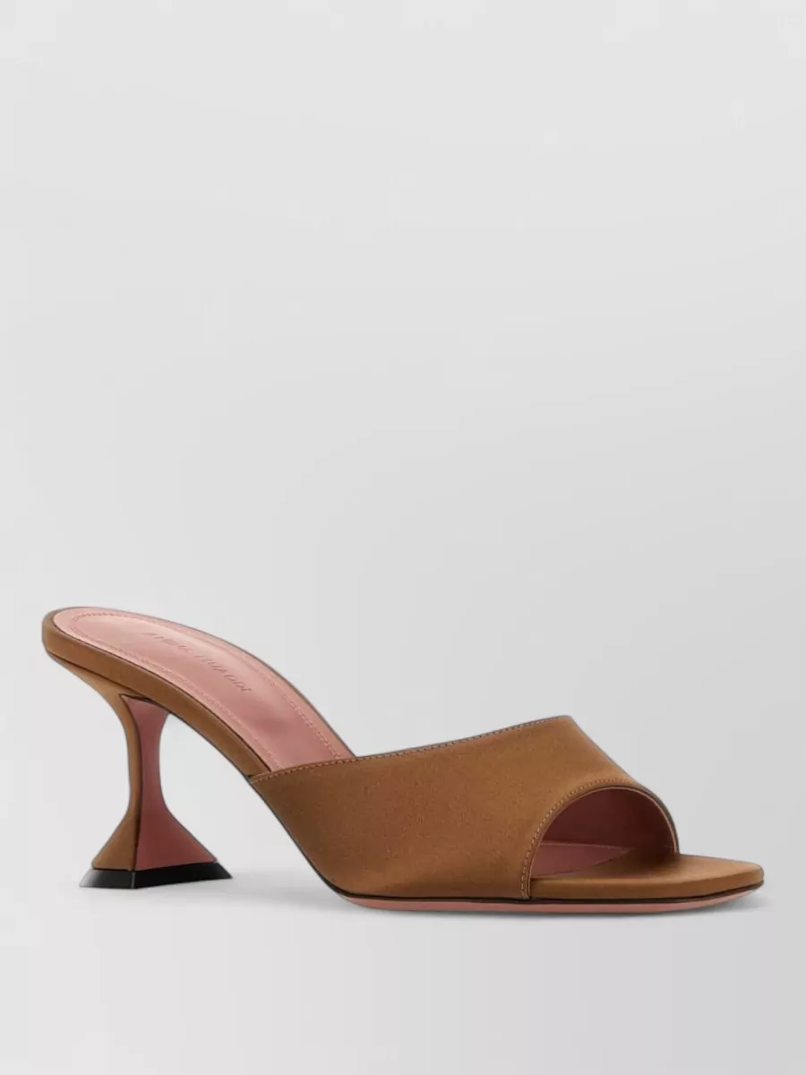 Amina Muaddi Satin Mules