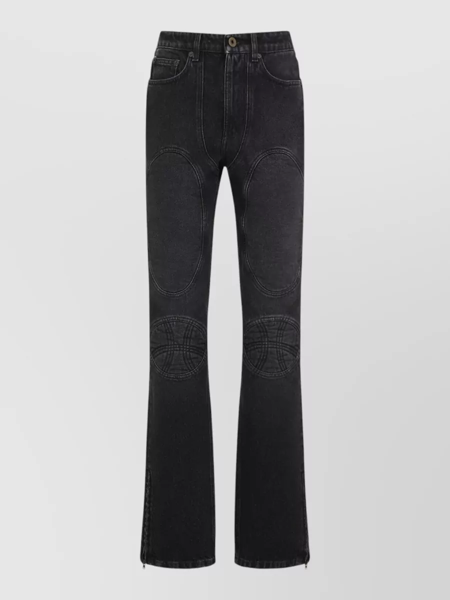 Jean Paul Gaultier denim flared trousers