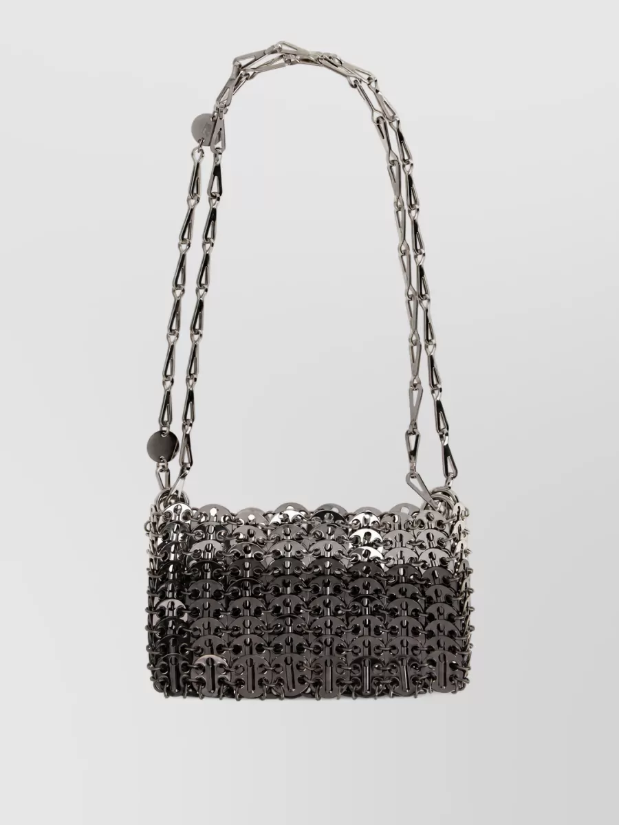 Paco Rabanne 1969 chain mail nano metal shoulder bag