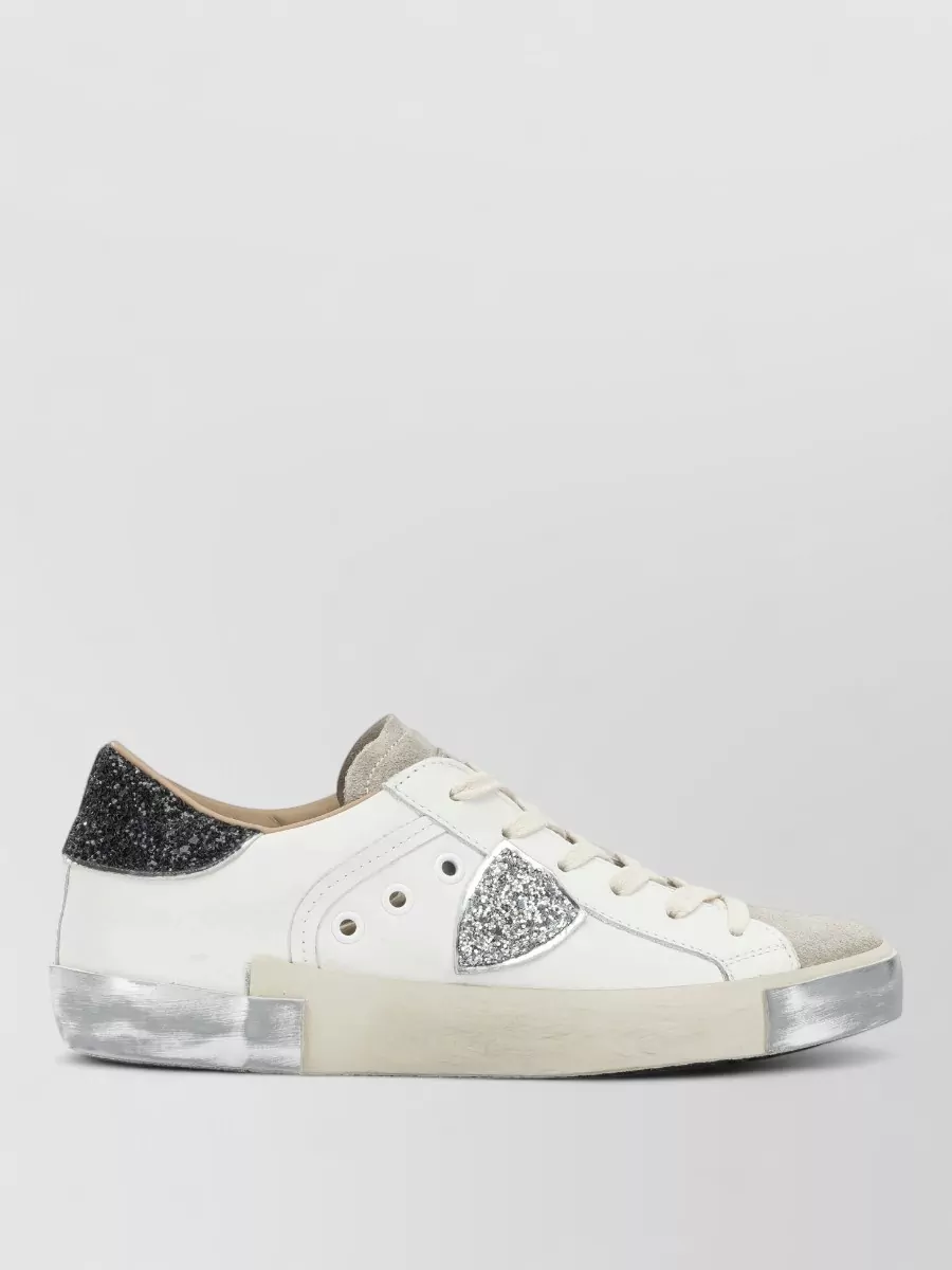 Philippe Model Leather Low-Top Sneakers