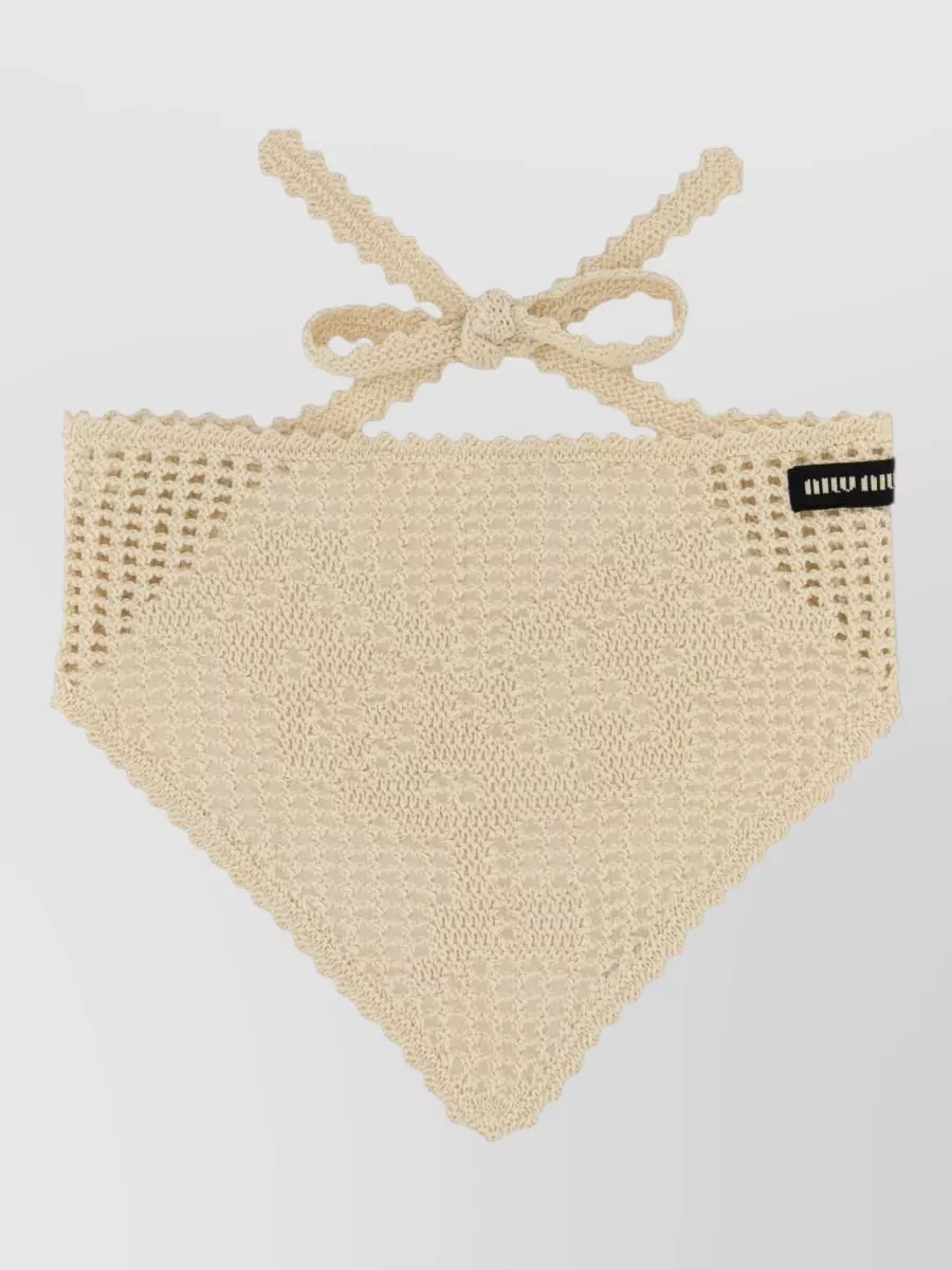 Miu Miu Crochet Bandana