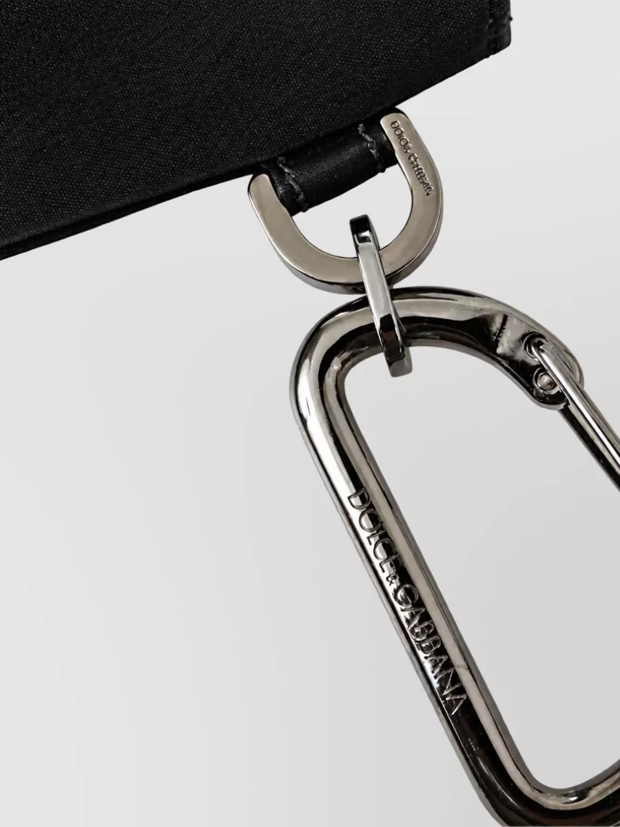Dolce&Gabbana Daily Nylon Logo Plaque Clutch Bag