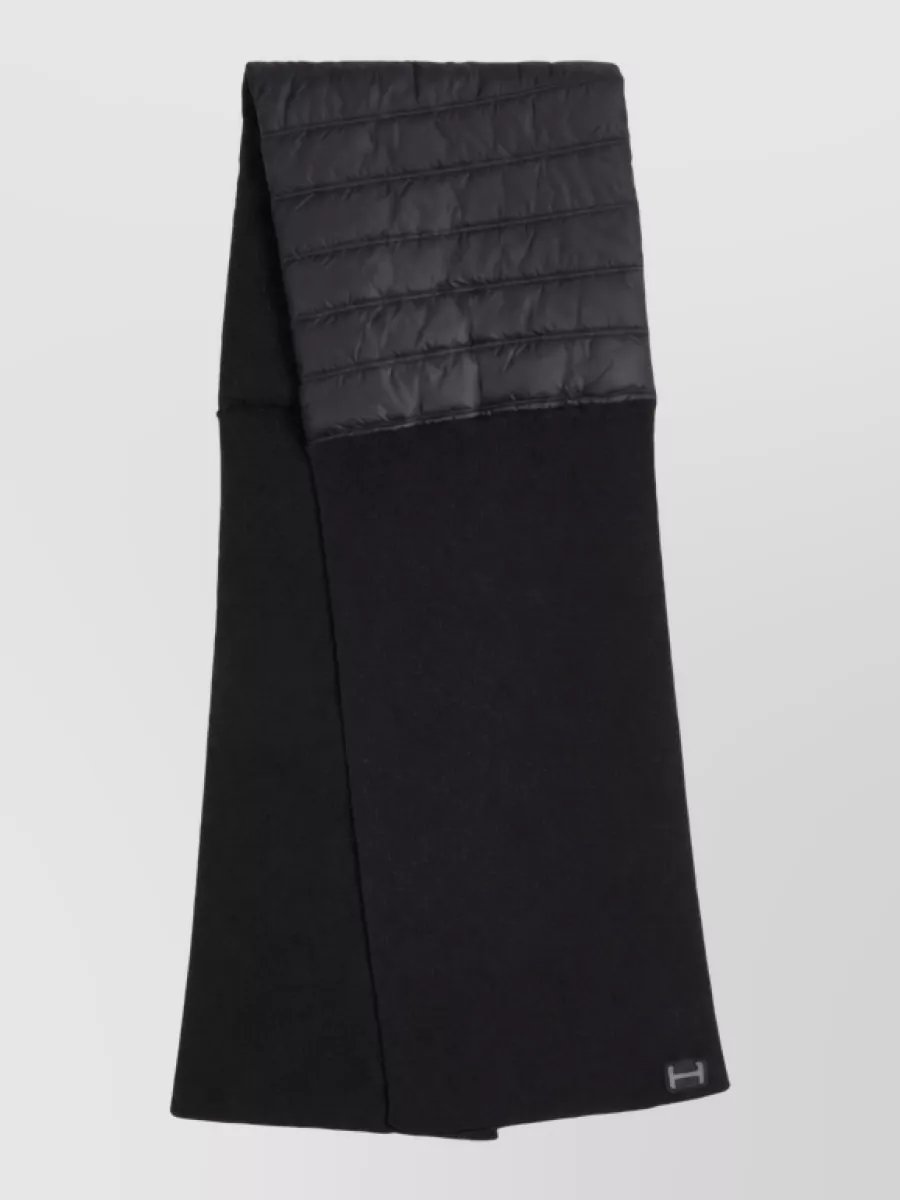 Hogan quilted knit gloves