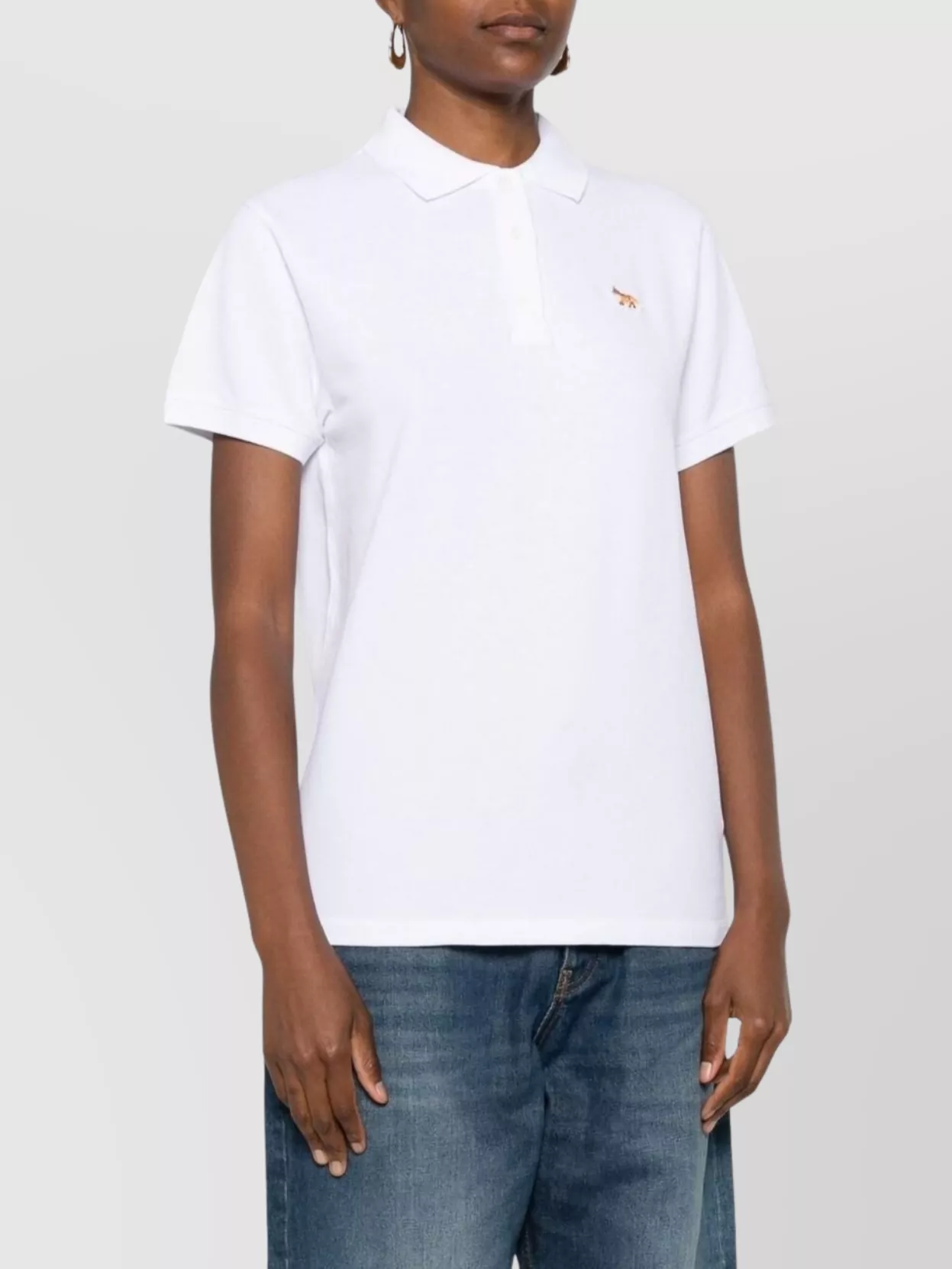 Maison Kitsuné Cotton Polo Shirt Short Sleeves