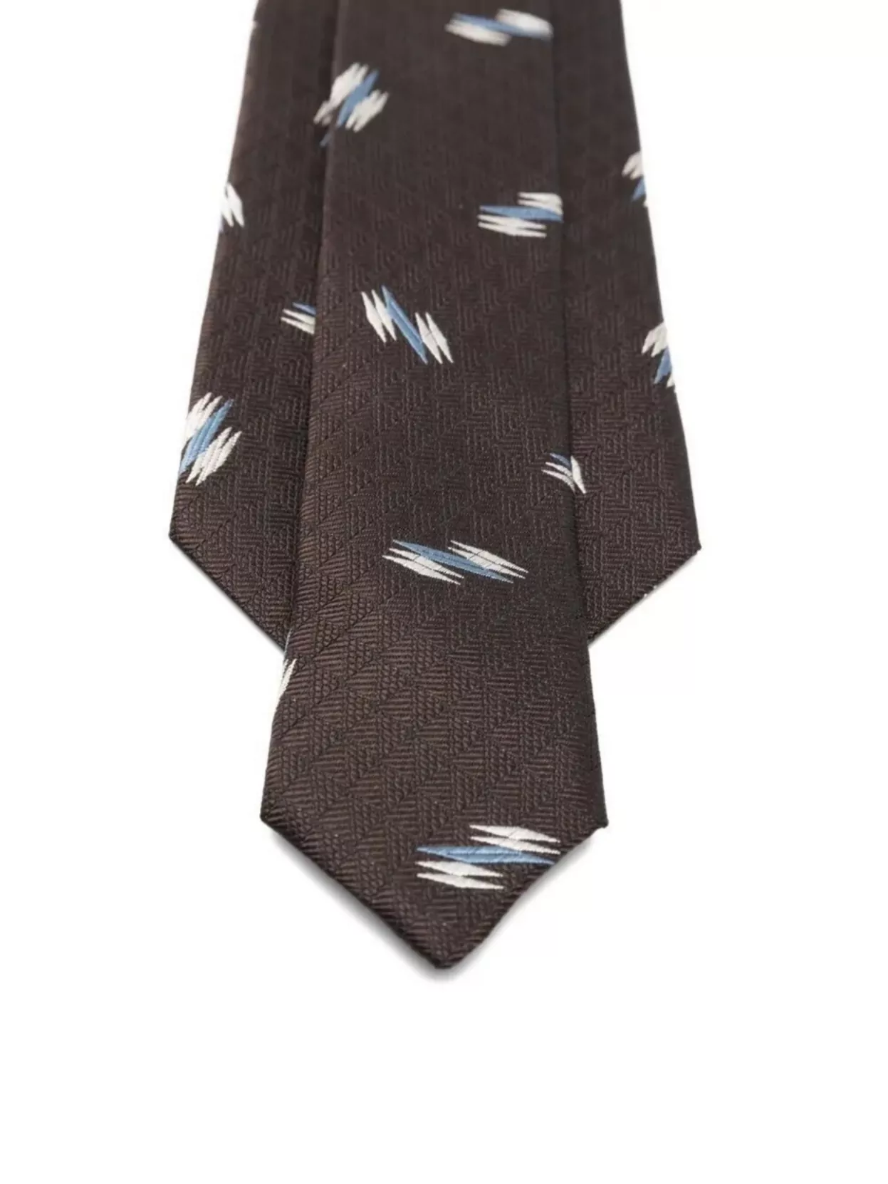 Paul Smith Retro Patterned Tie For Men In Brown