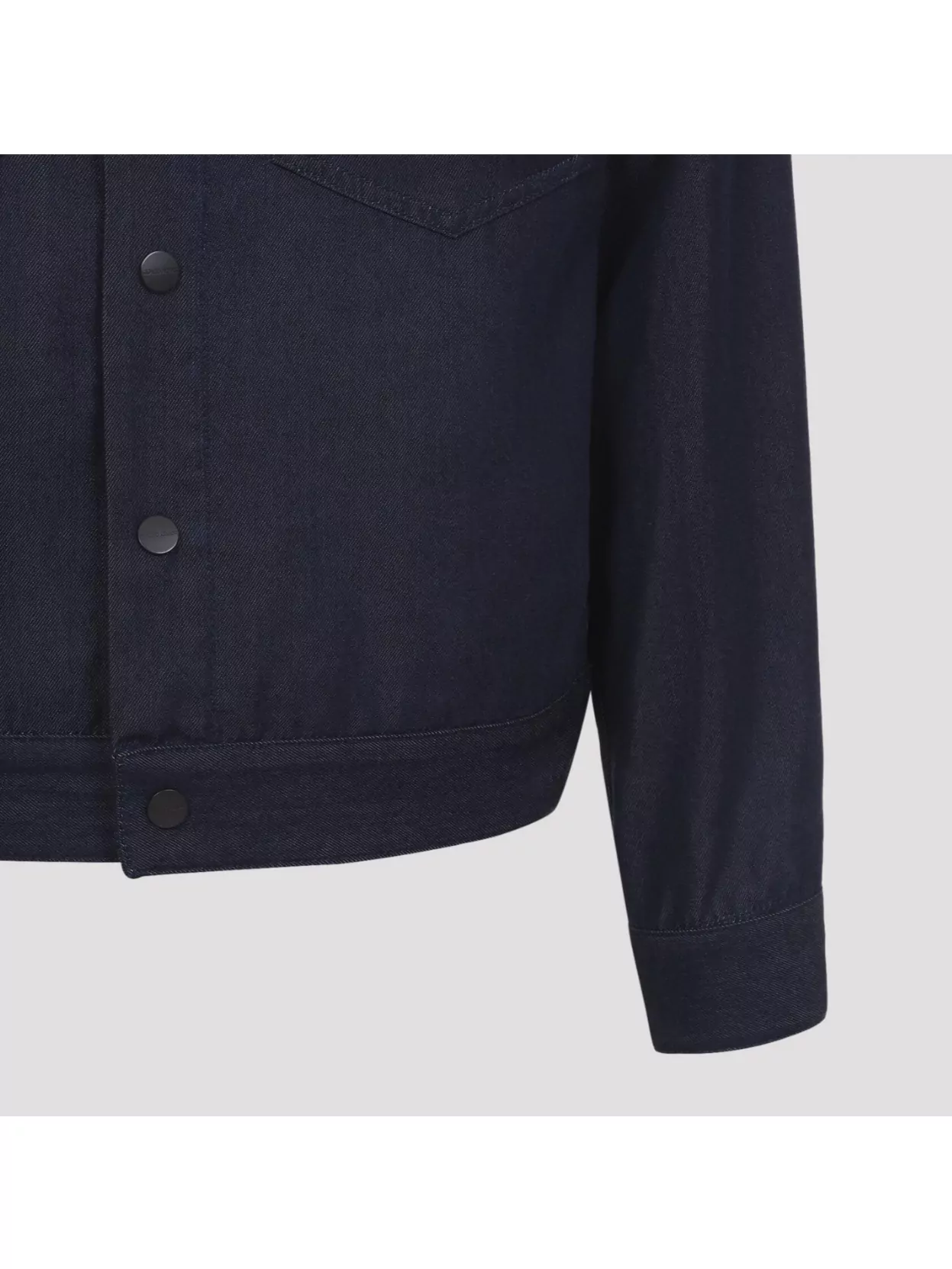 Giorgio Armani Collared Long Sleeve Jacket With Chest Pockets