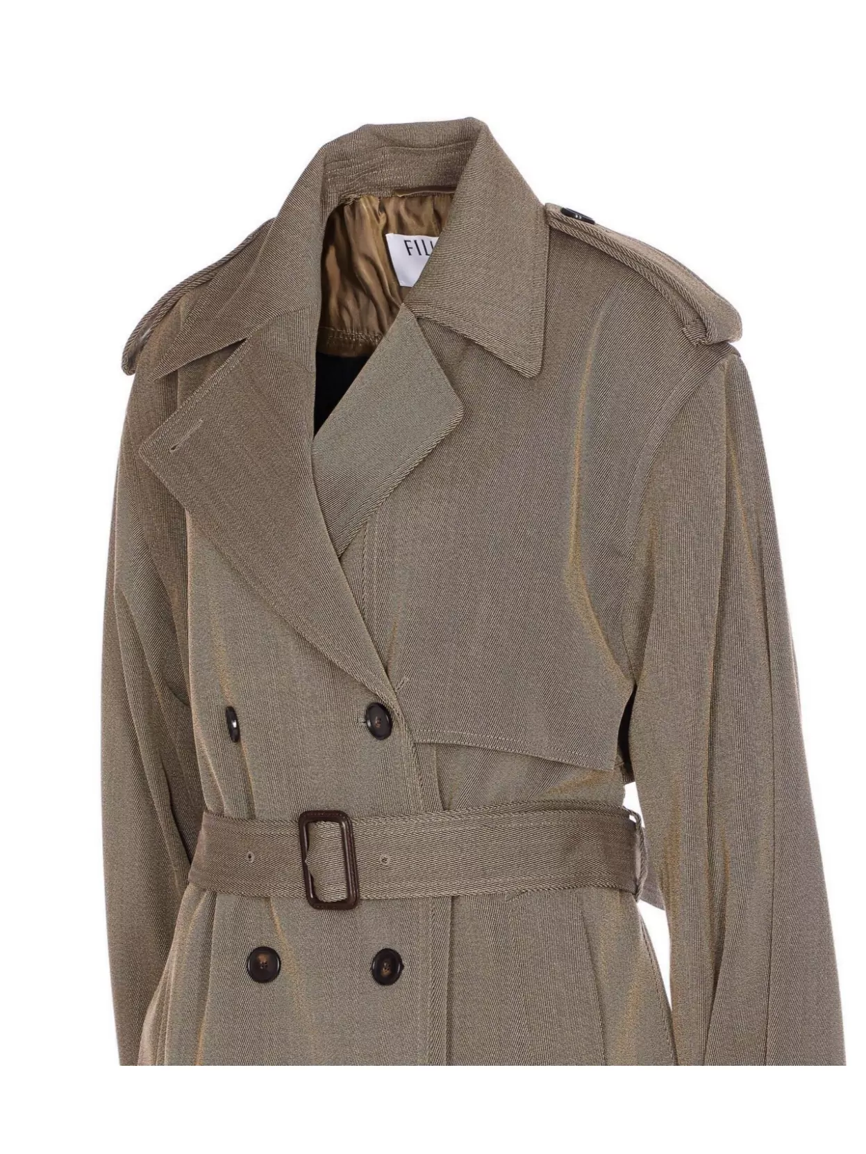 Filippa K Long Sleeve Belted Coat Pockets