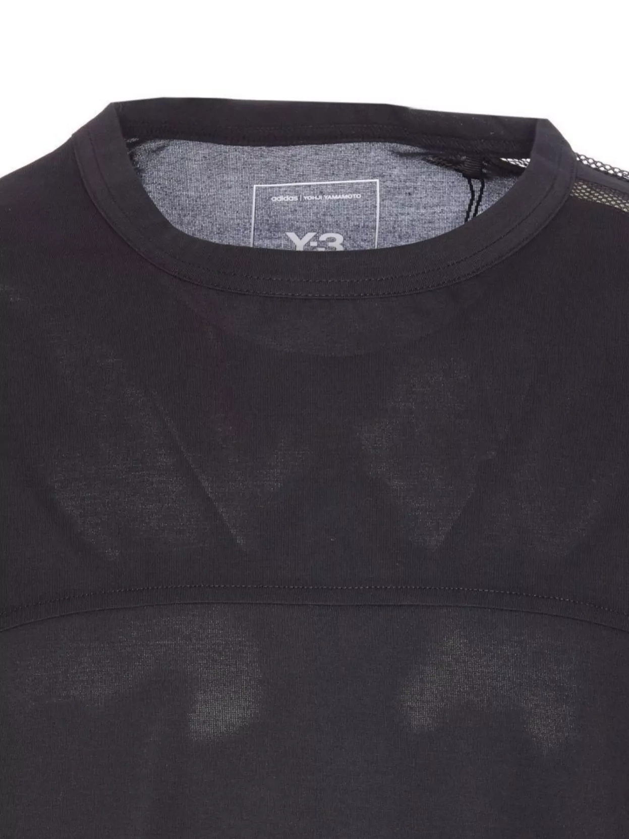 Y-3 Mesh Crewneck T-shirt Print