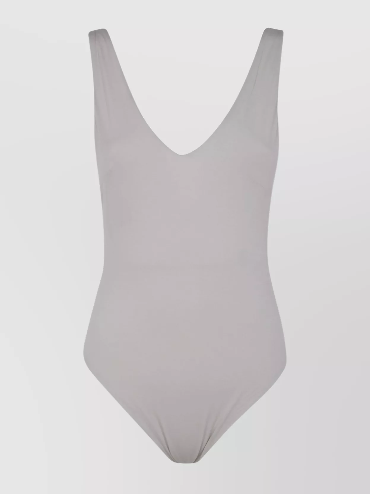 Entire Studios Seamless V Neck Bodysuit In White