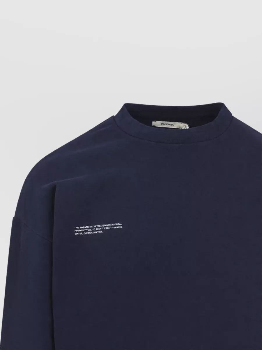 Pangaia Cotton Logo-Print Midweight Sweatshirt