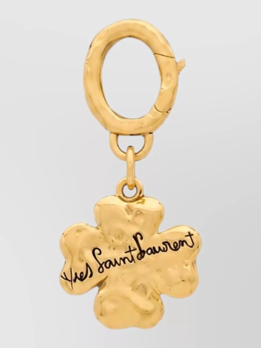 Saint Laurent clover charm earring