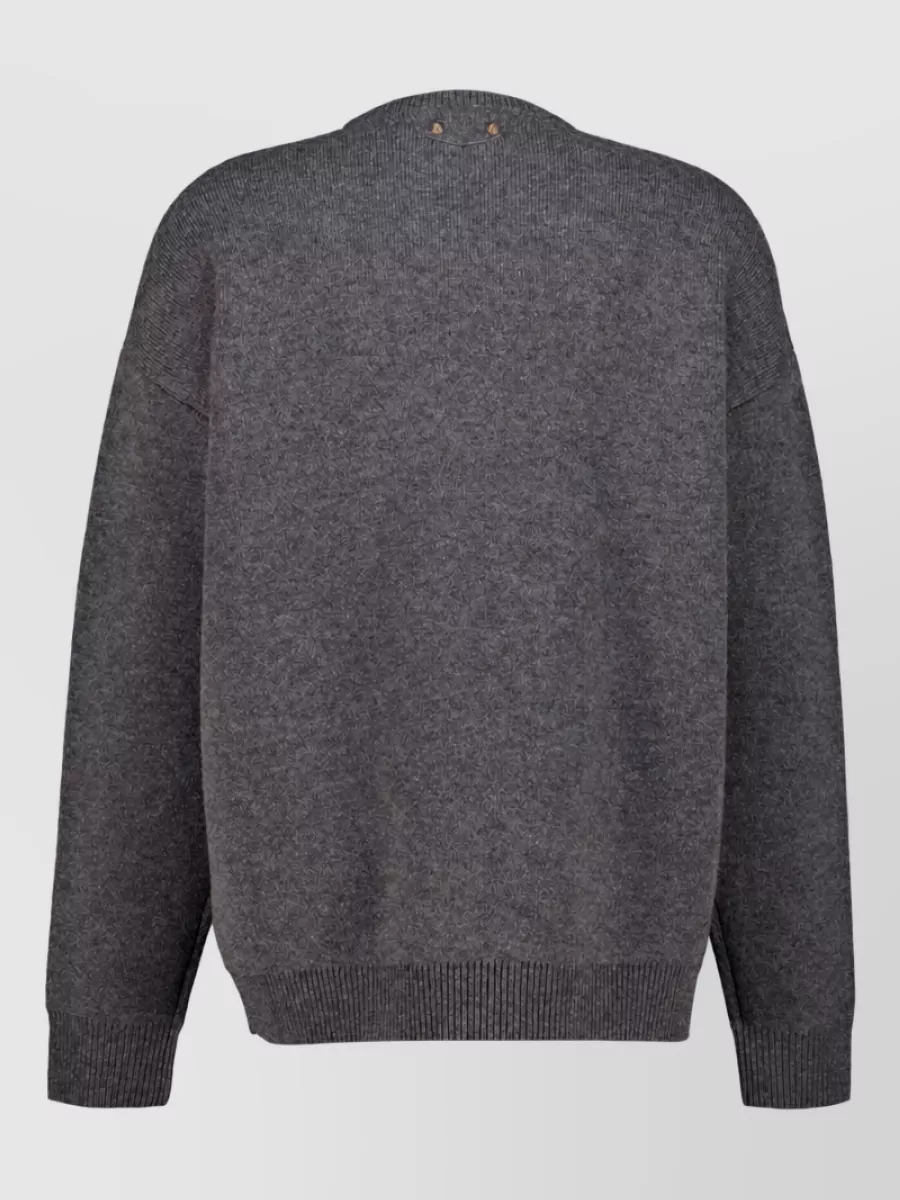 Balenciaga Wool oversized crewneck jumper