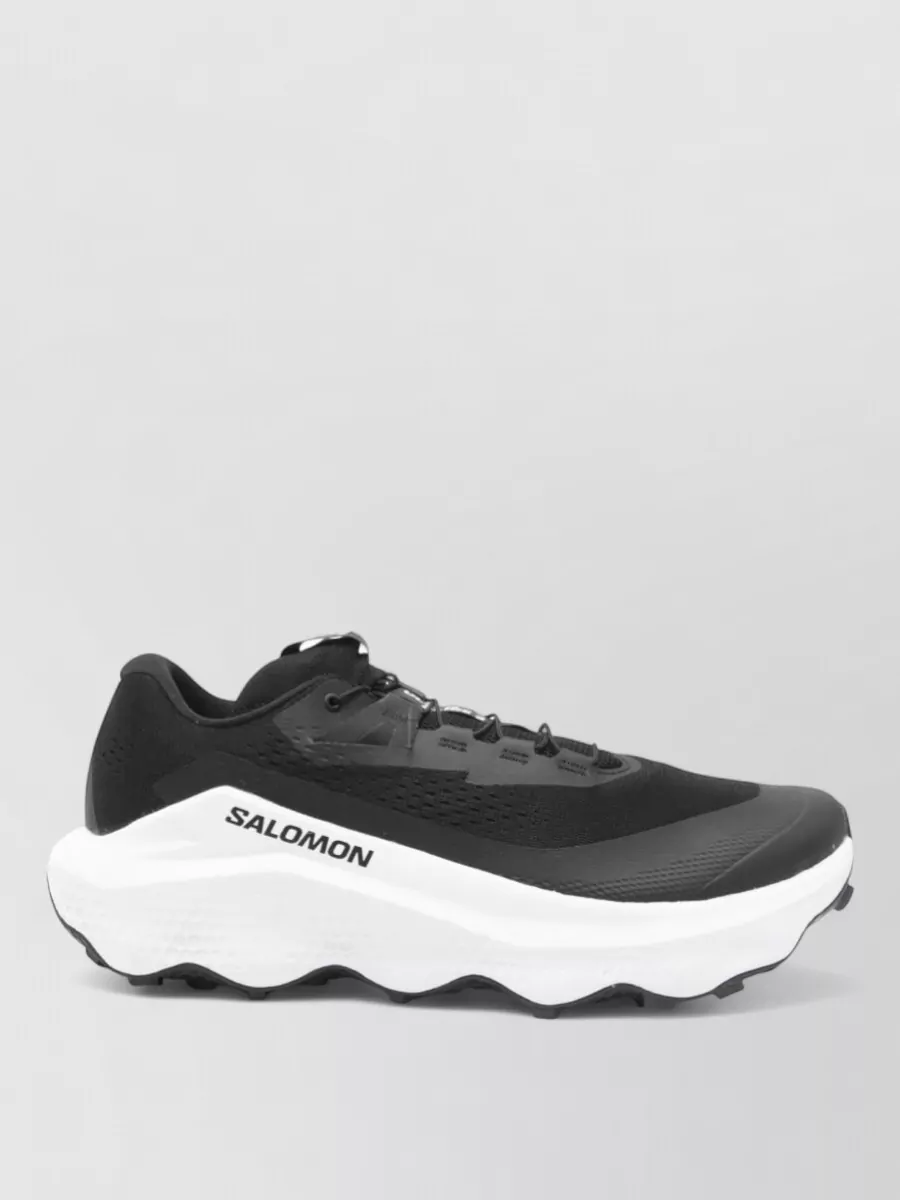 Salomon Silk Nylon Mesh Upper Rubber Outsole Sneakers