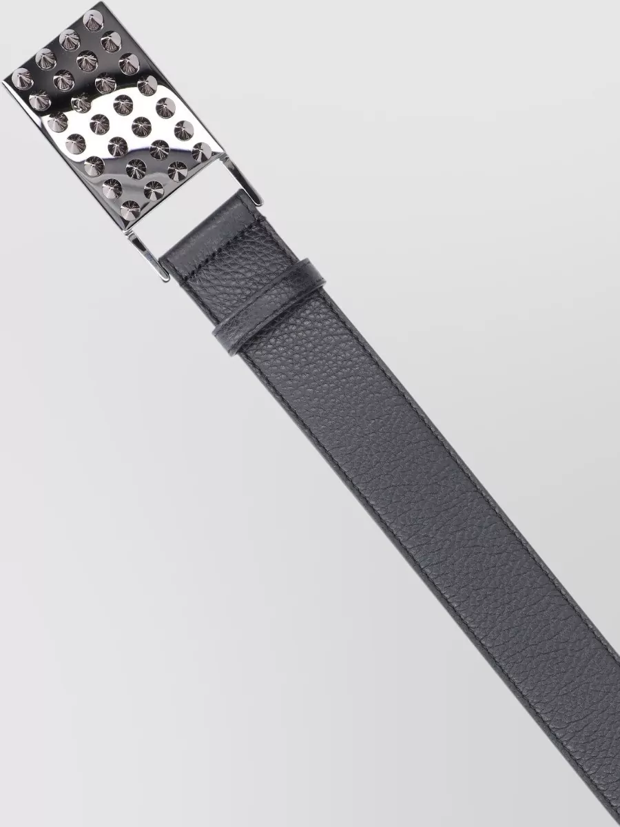 Christian Louboutin Reversible Belt Adjustable Length Metal Hardware