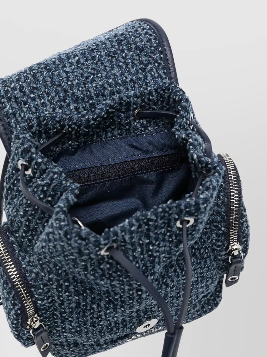 Ganni Bucky Mini Denim Backpack