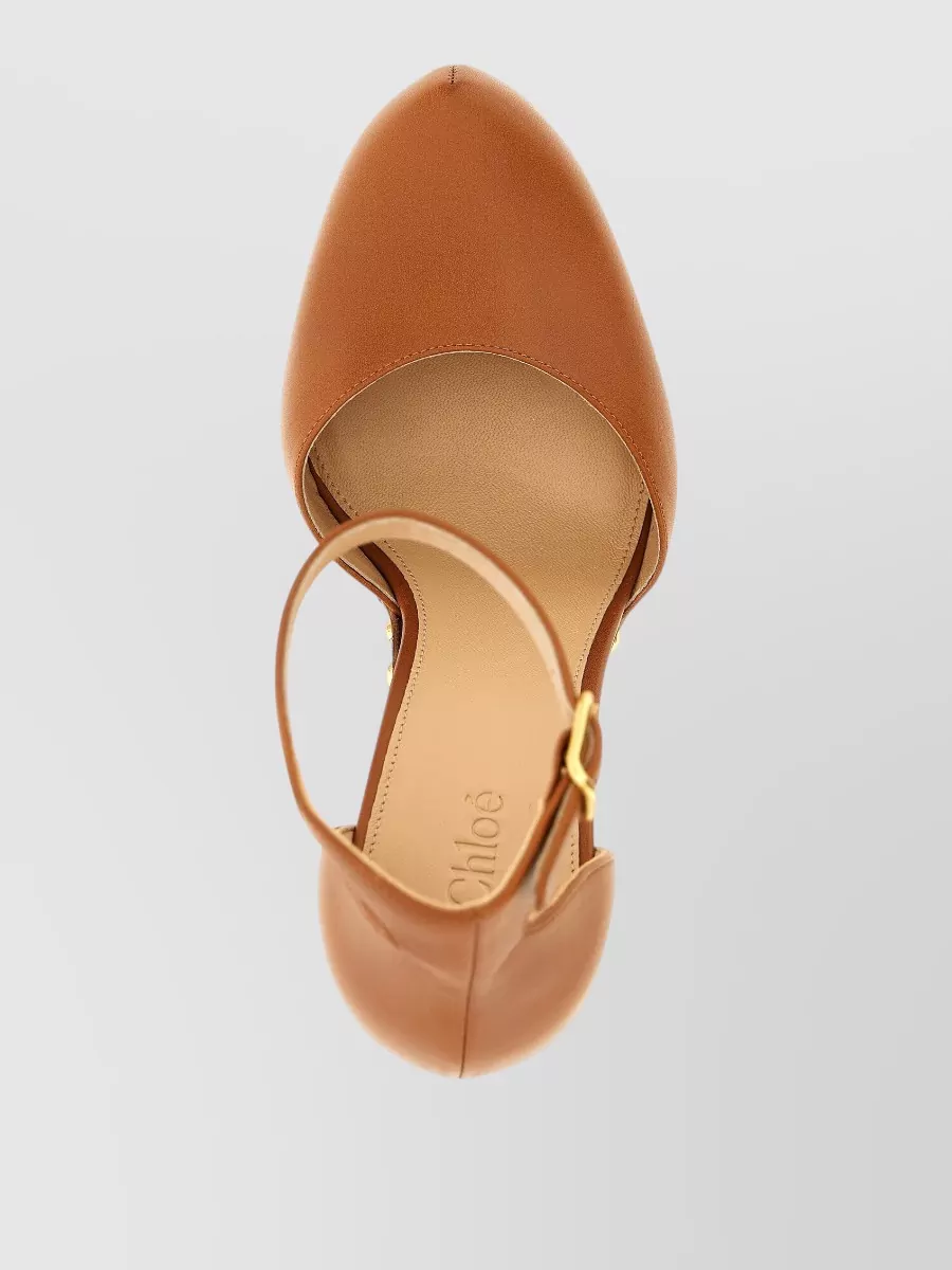 Chloé Lola Pumps Ankle Strap Platform Studs