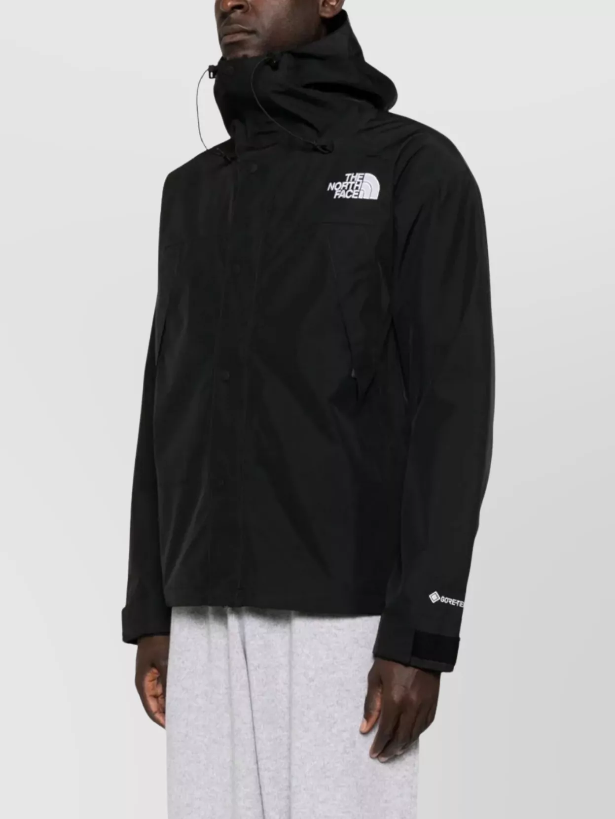 The North Face Mountain Jacket With Adjustable Cuffs And Hood