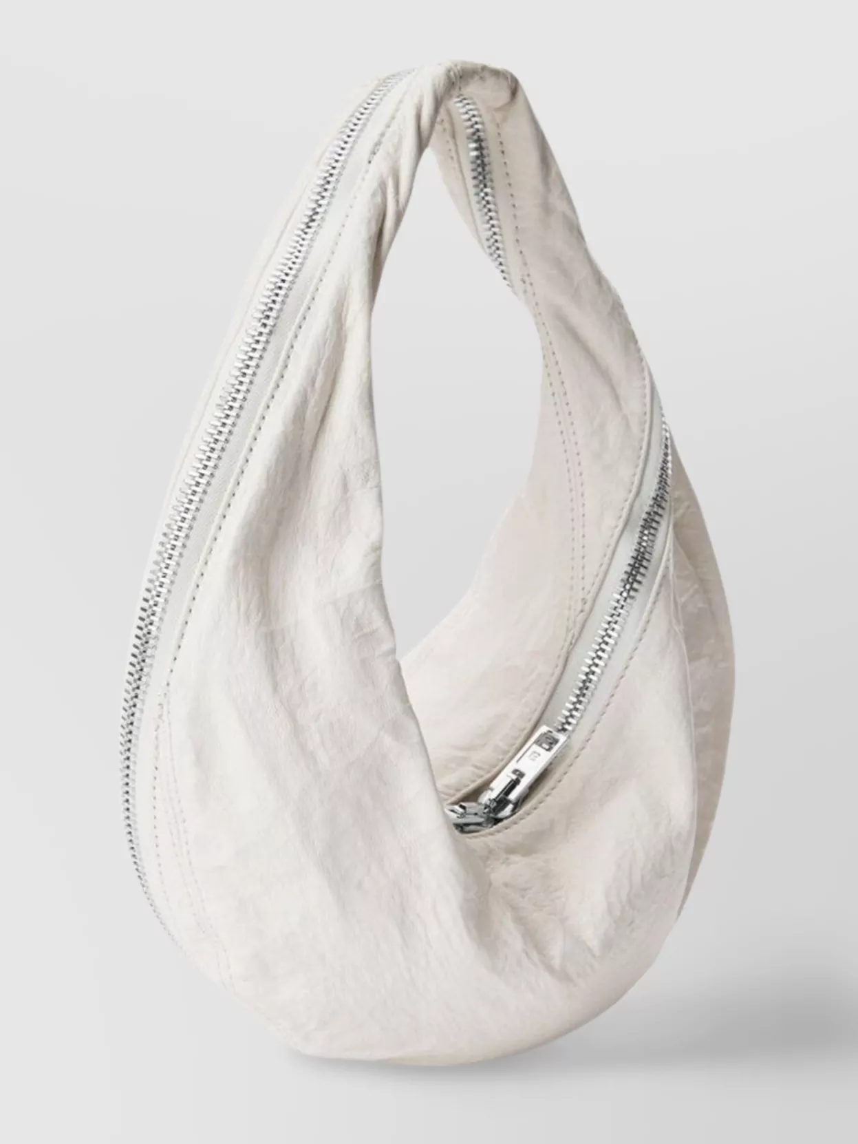 Alexander Wang Curved Shape Textured Finish Shoulder Bag