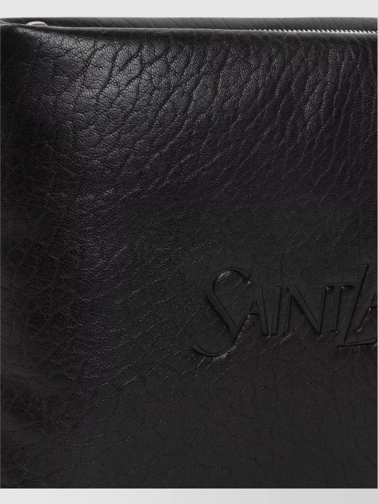 Saint Laurent Leather Textured Rectangular Clutch Bag