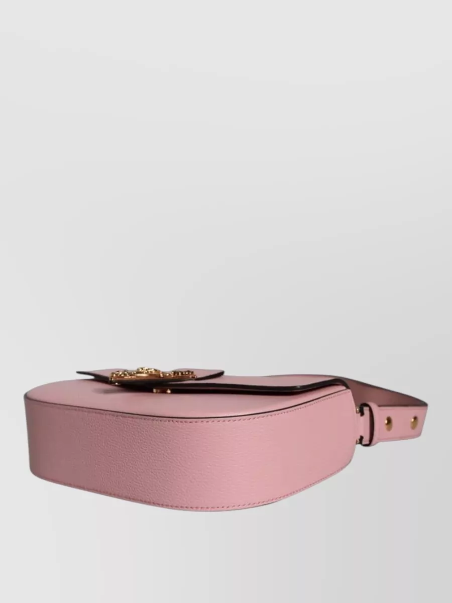 Versace Greca Goddess Leather Shoulder Bag