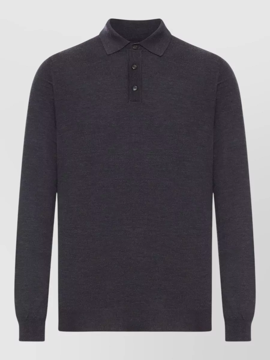 Zanone long-sleeve polo jumper